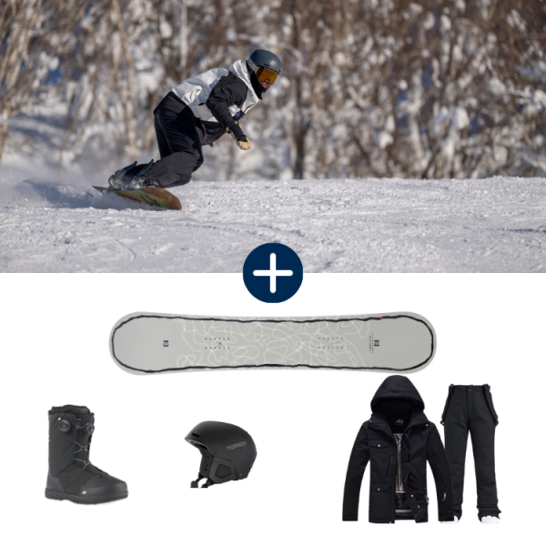 All Day Snowboard Private Lesson & Full Equipment Rental