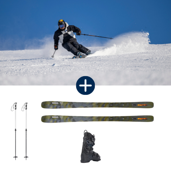 All Day Ski Private Lesson & Equipment Rental