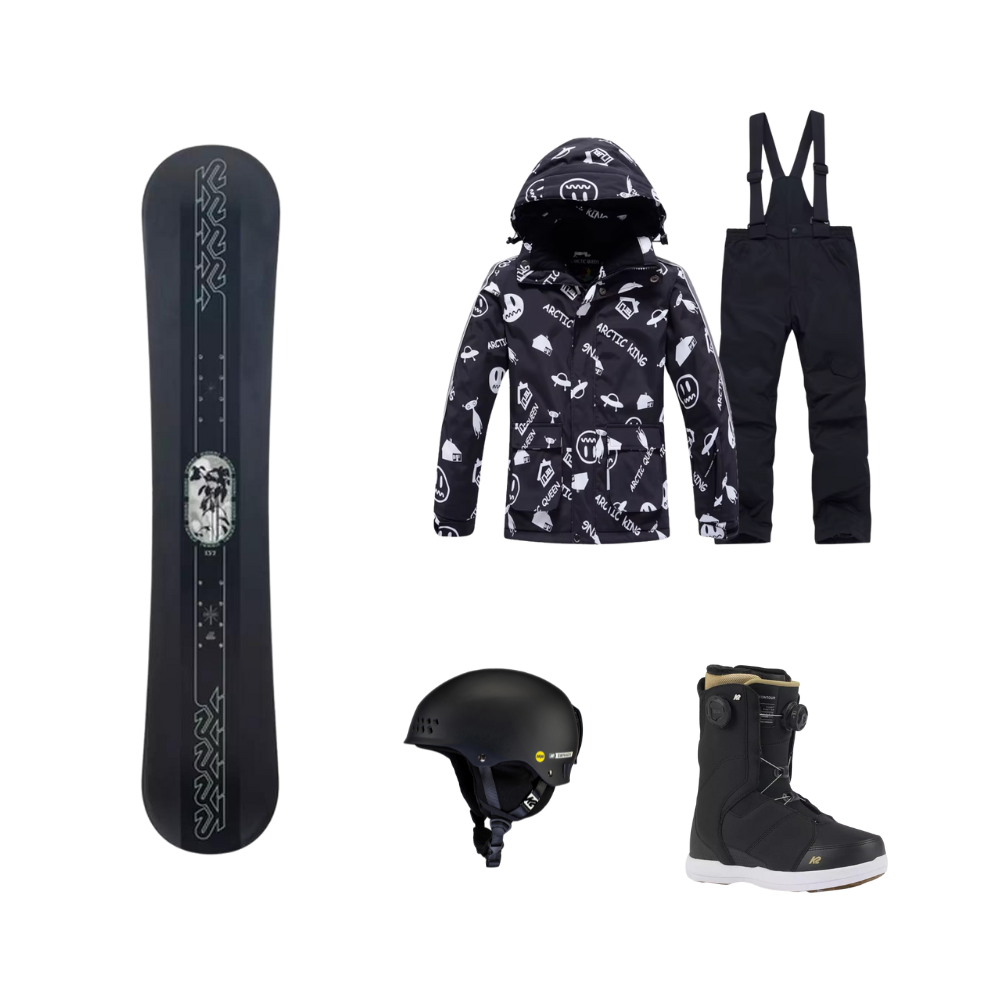 Youth Snowboard, Boots, Hemet, Jacket & Pants Youth Snowboard, Boots, Hemet, Jacket & Pants